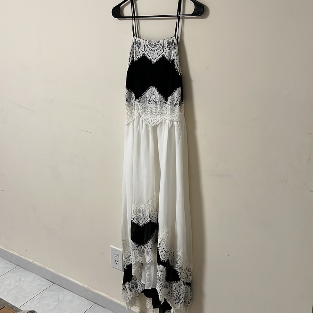 Venus high low slip dress